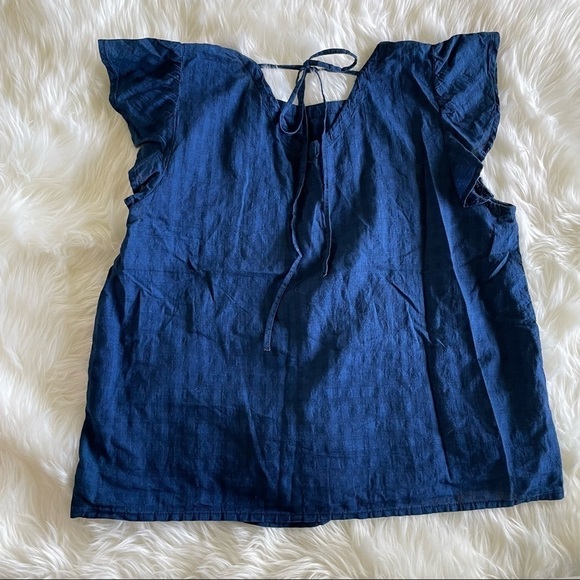 GAP Flutter Sleeve Blouse / cottage core - Picture 10 of 11